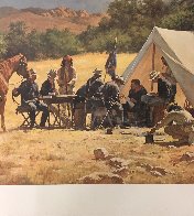 Field Headquarters Arizona Teritory 1885 AP 1979 Limited Edition Print by Howard Terpning - 2 Field Headquarters Arizona Teritory 1885 AP 1979 Limited Edition Print by Howard Terpning - 2