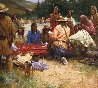 Friendly Game At Rendezvous 2005 Limited Edition Print by Howard Terpning - 0