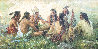 Crow Pipe Ceremony 1997 Limited Edition Print by Howard Terpning - 0