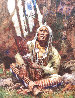 Holy Man of the Blackfoot 1997 Limited Edition Print by Howard Terpning - 0