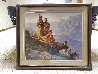 With Mother Earth 1995 Limited Edition Print by Howard Terpning - 1