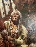 Holy Man of the Blackfoot 1997 Limited Edition Print by Howard Terpning - 3