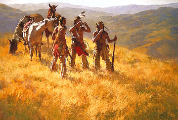 Dust of Many Pony Soldiers 1982 Limited Edition Print - Howard Terpning Dust of Many Pony Soldiers 1982 Limited Edition Print - Howard Terpning