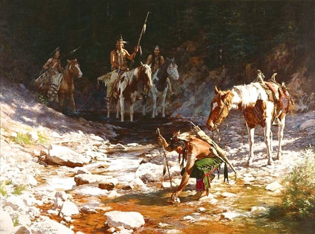 Stones That Speak 1981 Limited Edition Print by Howard Terpning