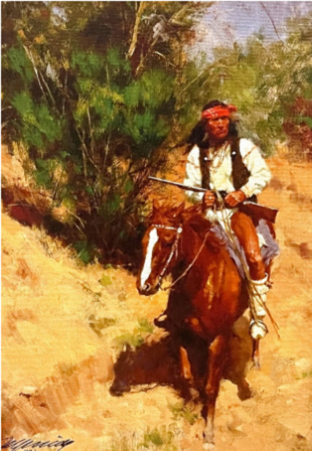 Apache Scout 2013 Limited Edition Print by Howard Terpning