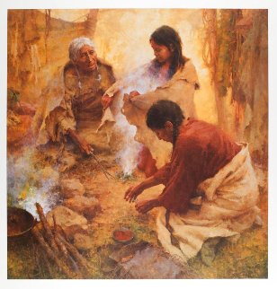 Passing Into Womanhood 1992 Limited Edition Print - Howard Terpning