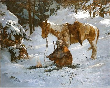 Small Comfort 1980 Limited Edition Print - Howard Terpning