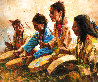Four Sacred Drummers 1992 Limited Edition Print by Howard Terpning - 0