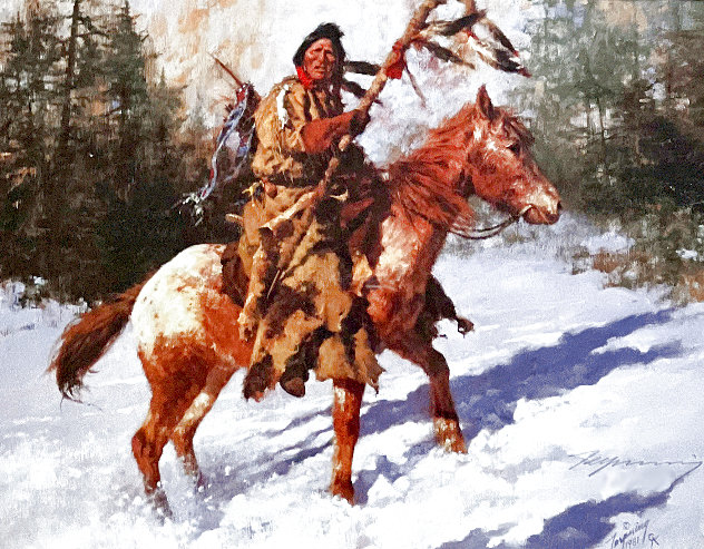 Winter Coat 1988 Limited Edition Print by Howard Terpning