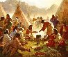 Old Country Buffet: The Feast 1987 - Huge Limited Edition Print by Howard Terpning - 0
