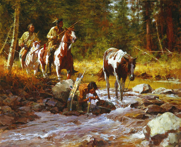 Nectar of the Gods AP 2006 Limited Edition Print by Howard Terpning