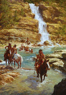Vanishing Pony Tracks 2006 Limited Edition Print by Howard Terpning - 0 Vanishing Pony Tracks 2006 Limited Edition Print by Howard Terpning - 0
