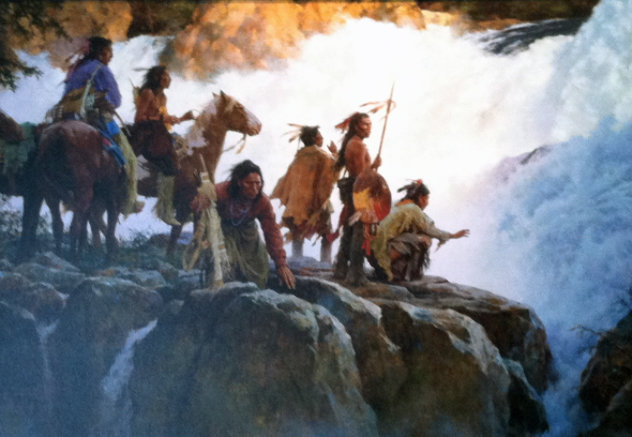 Force of Nature Humbles All Men 2004 Limited Edition Print by Howard Terpning