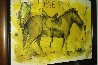 Horse Sins (Ol Blueless)  Embellished 1992 Limited Edition Print by Terry Allen - 1