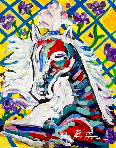 Stallion of Versailles Original Painting by Bradley Theodore Stallion of Versailles Original Painting by Bradley Theodore
