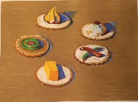 Crackers 2005 Limited Edition Print by Wayne Thiebaud - 1 Crackers 2005 Limited Edition Print by Wayne Thiebaud - 1