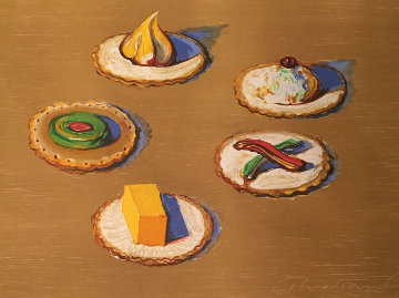 Crackers 2005 Limited Edition Print - Wayne Thiebaud Crackers 2005 Limited Edition Print - Wayne Thiebaud
