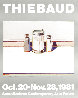 Sugar, Salt, and Pepper Exhibition Poster 1981- HS  Limited Edition Print by Wayne Thiebaud - 0