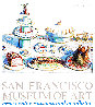 Wayne Thiebaud at the San Francisco Museum of Modern Art Poster 1976 HS - California Limited Edition Print by Wayne Thiebaud - 0