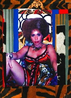High Priestess 2015 Limited Edition Print - Mickalene Thomas High Priestess 2015 Limited Edition Print - Mickalene Thomas