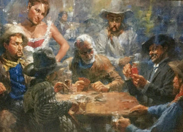 Grand Ol Gang Republican Presidents Playing Poker 2008 By Andy Thomas