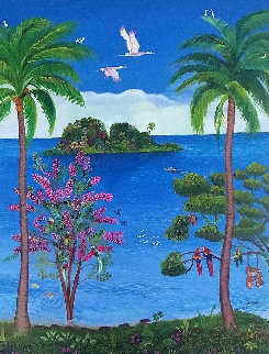 Island of Love 2004 Limited Edition Print - Margaret Thorn Island of Love 2004 Limited Edition Print - Margaret Thorn