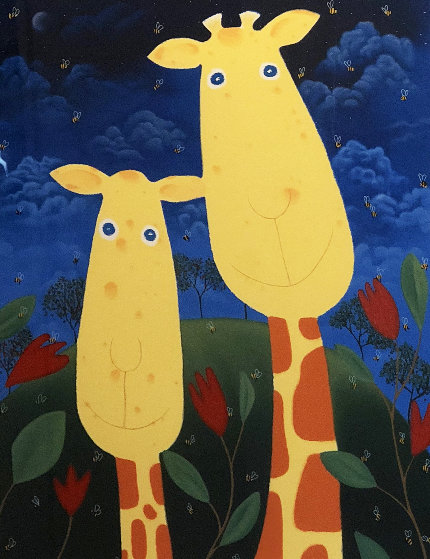 Owen and Chloe 2001 Limited Edition Print by Mackenzie Thorpe Owen and Chloe 2001 Limited Edition Print by Mackenzie Thorpe