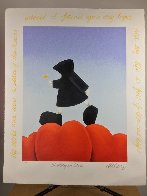 Walking on Love 2003 Limited Edition Print by Mackenzie Thorpe - 1 Walking on Love 2003 Limited Edition Print by Mackenzie Thorpe - 1
