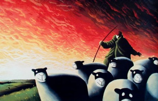 Taking Them Home Limited Edition Print by Mackenzie Thorpe Taking Them Home Limited Edition Print by Mackenzie Thorpe