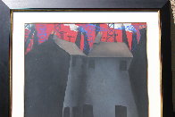 Pram 2002 46x49 Works on Paper (not prints) by Mackenzie Thorpe - 2 Pram 2002 46x49 Works on Paper (not prints) by Mackenzie Thorpe - 2
