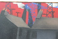 Pram 2002 46x49 Works on Paper (not prints) by Mackenzie Thorpe - 4 Pram 2002 46x49 Works on Paper (not prints) by Mackenzie Thorpe - 4