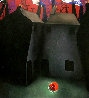 Pram 2002 46x49 Original Painting by Mackenzie Thorpe - 0 Pram 2002 46x49 Original Painting by Mackenzie Thorpe - 0