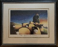Happy is Life With the Sun on Your Back 1998 Limited Edition Print by Mackenzie Thorpe - 1 Happy is Life With the Sun on Your Back 1998 Limited Edition Print by Mackenzie Thorpe - 1
