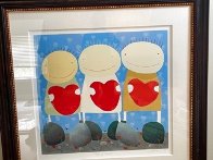 Three of Hearts Limited Edition Print by Mackenzie Thorpe - 1