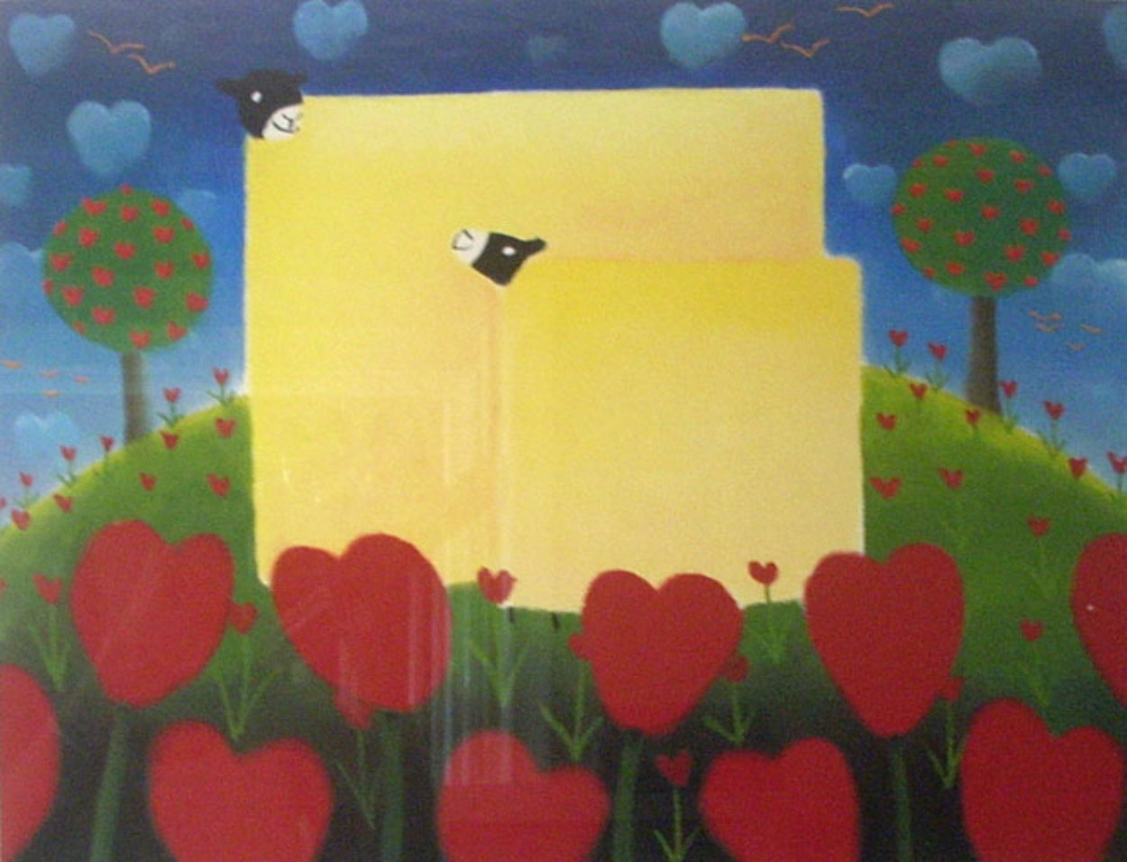 Love Me Tender 1995 Limited Edition Print by Mackenzie Thorpe Love Me Tender 1995 Limited Edition Print by Mackenzie Thorpe