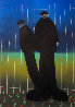 By the Park Gates Pastel 2001 41x32 Original Painting by Mackenzie Thorpe - 0 By the Park Gates Pastel 2001 41x32 Original Painting by Mackenzie Thorpe - 0