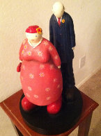 Couple Resin Sculpture 15 in Sculpture by Mackenzie Thorpe - 0