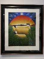 We Are Family 2002 Limited Edition Print by Mackenzie Thorpe - 1 We Are Family 2002 Limited Edition Print by Mackenzie Thorpe - 1