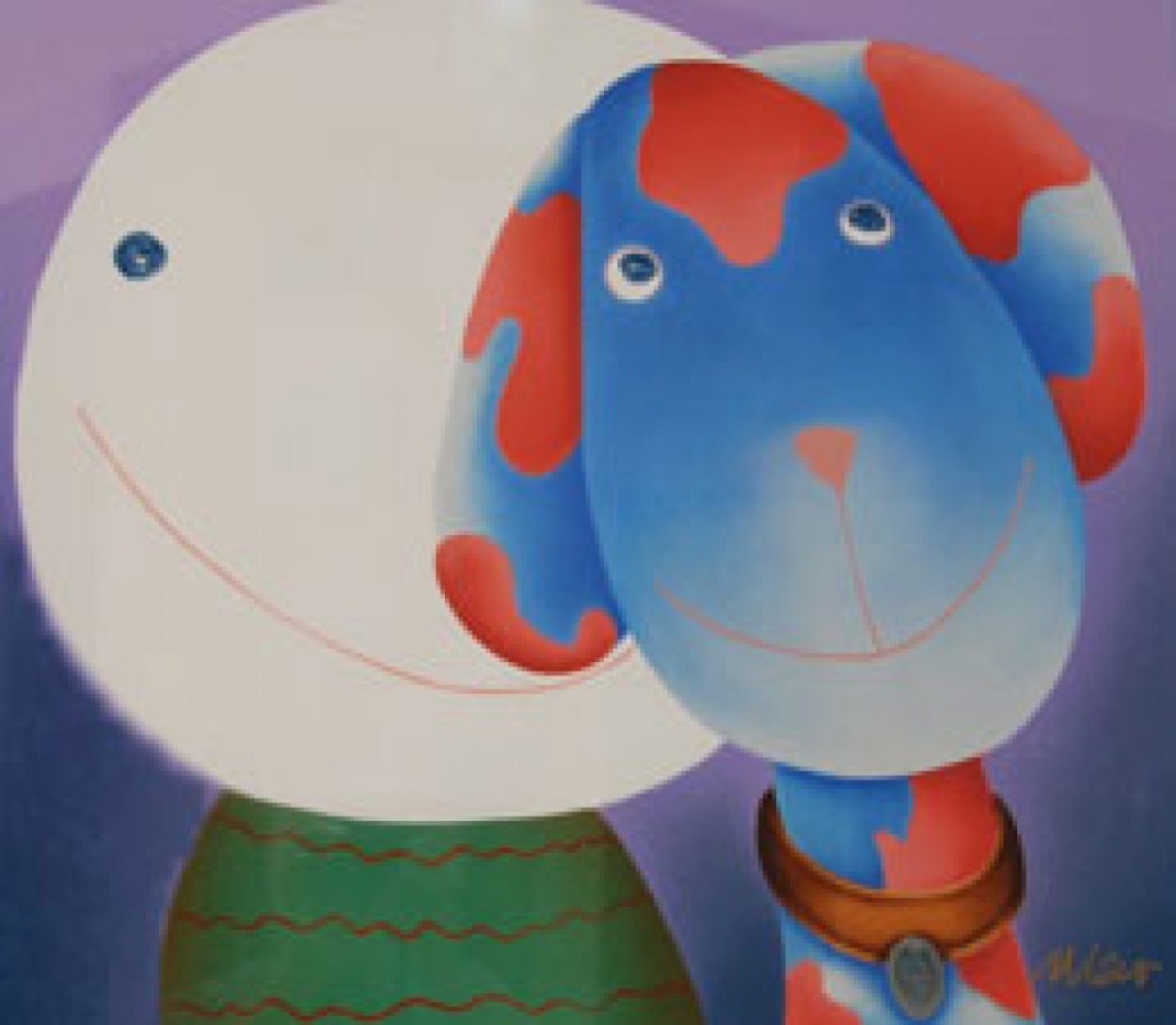 With Love 2004 Limited Edition Print by Mackenzie Thorpe With Love 2004 Limited Edition Print by Mackenzie Thorpe