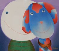 With Love 2004 Limited Edition Print by Mackenzie Thorpe - 0 With Love 2004 Limited Edition Print by Mackenzie Thorpe - 0