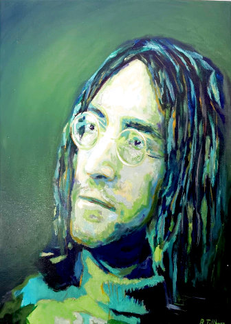 Imagine 2016 22x16 - John Lennon Original Painting - Rob Tillberg