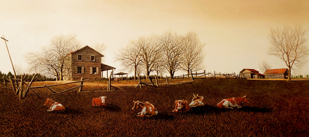 Behind Riverwood 1993 Limited Edition Offset Lithograph by Bob