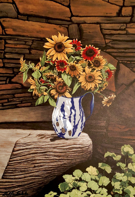Sunflowers 1998 Limited Edition Print by Bob Timberlake