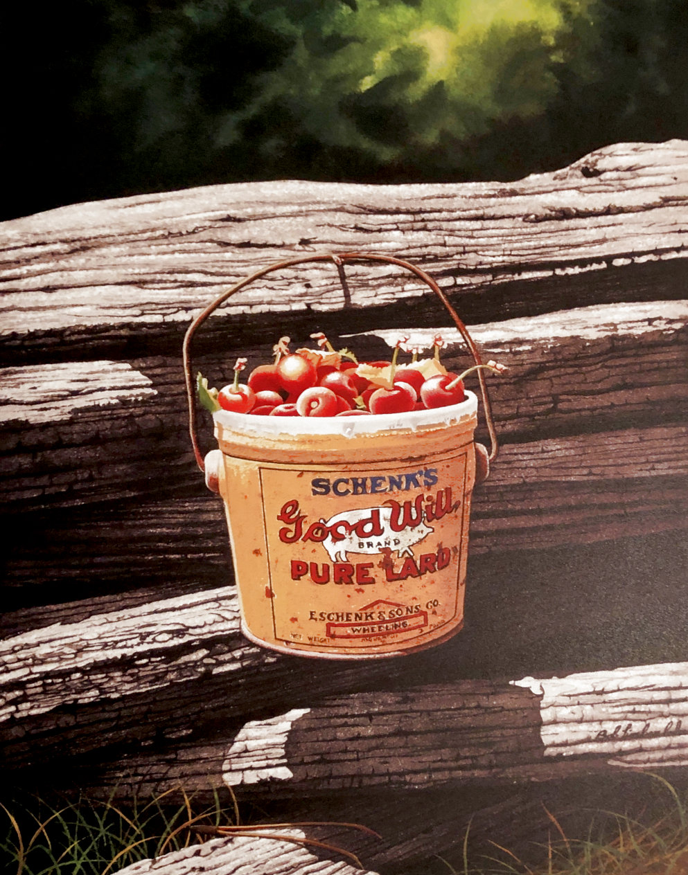 Good Will Cherries 2002 Limited Edition Offset Lithograph by Bob