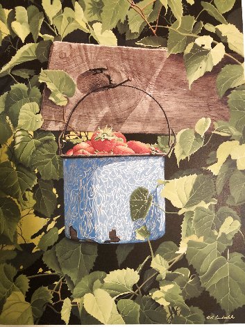 Strawberries for Lunch 2003 Limited Edition Print - Bob Timberlake