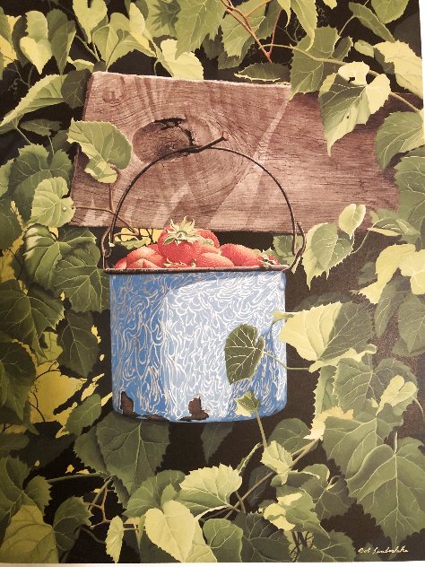 Strawberries for Lunch 2003 Limited Edition Print by Bob Timberlake
