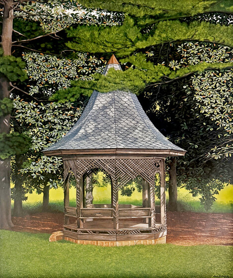 Grubbs Gazebo 1991 by Bob Timberlake - For Sale on Art Brokerage
