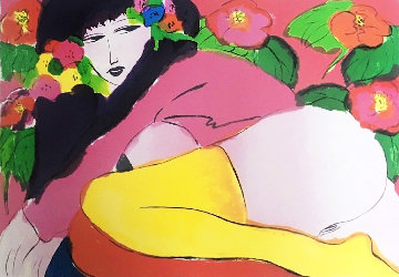 Yellow Socks 1985 Limited Edition Print - Walasse Ting Yellow Socks 1985 Limited Edition Print - Walasse Ting