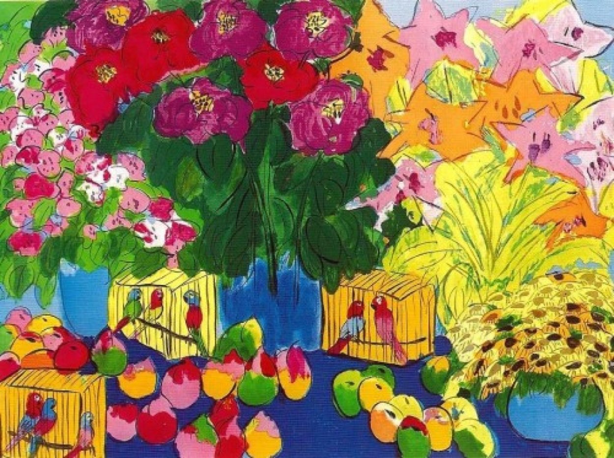 Nature Morte 1990 Limited Edition Print by Walasse Ting Nature Morte 1990 Limited Edition Print by Walasse Ting