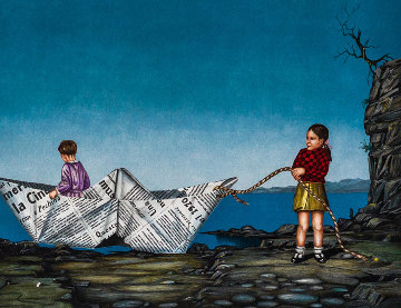 Toy Boat 1979 Limited Edition Print - Tito Salomoni Toy Boat 1979 Limited Edition Print - Tito Salomoni